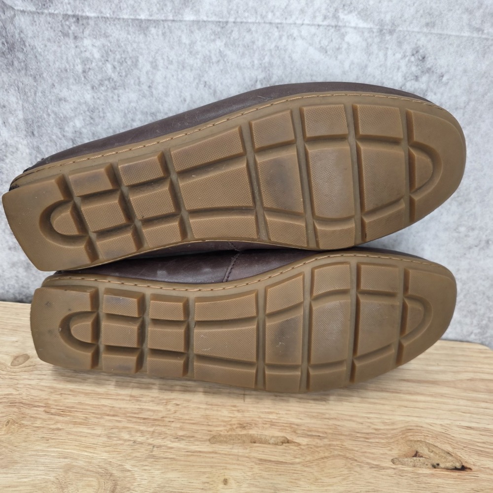Coach Penny Loafers Mens 10.5 D Mott Driver Brown Leather Slip On Shoes FG2983 - Picture 11 of 12